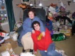 Mommy and Nana getting ready to leave for a girl's night out 