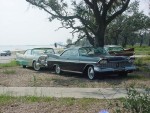 59 Fury in foreground with 57 Savoy right behind it. The Maroon 57 is in the background.