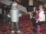 This place really DOES have celebrities. Look, it's Bender!