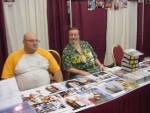 Wrestling legend Captain Lou Albano (right) and some mean looking dude that I don't recognize.