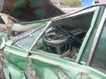 This car has its original steering wheel, apholstry, and stock AM radio.  It deserves a decent burial.