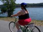 Petalbreeze on a bike! :p