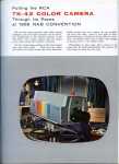 In 1966, color television was still a new idea. This was one of the best cameras of its day, the RCA TK-42.